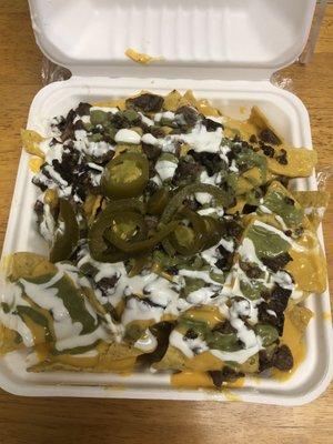 Carne Asada nachos