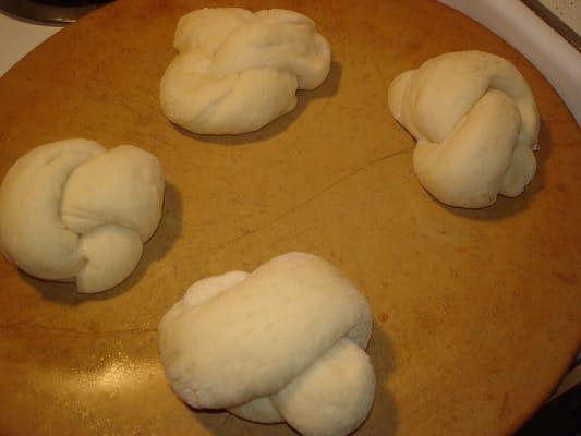 The knots cook more evenly, than your average fried dough