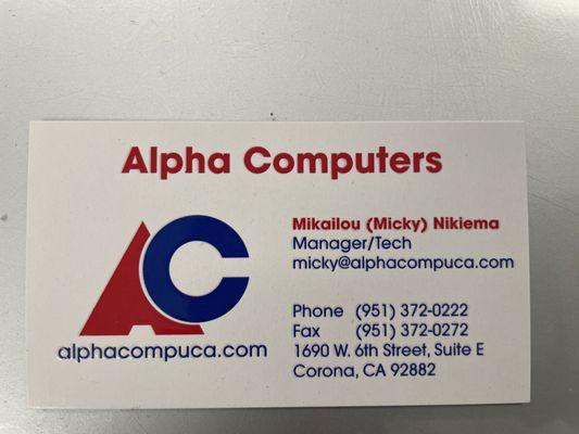 Business card