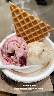 Cranberry Crumble and Brown Butter Almond Brittle