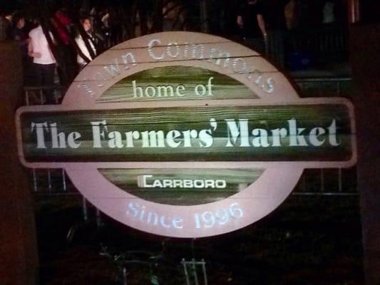 Carrboro Town Commons, home to the Farmers' Market, among other things.