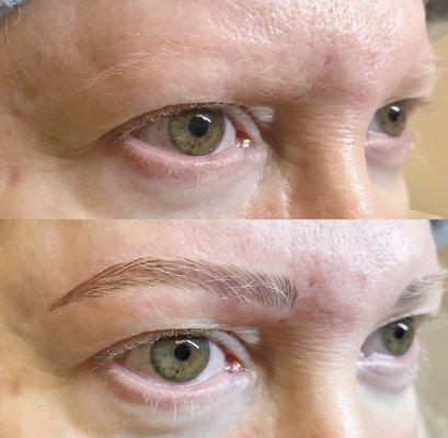 hairstrokes microblading by Kristen