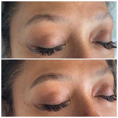 Flawless brow wax and tint