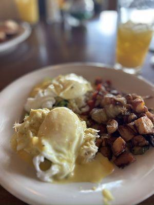 Seafood benedict