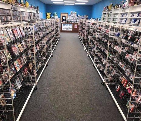 Center isle features PS2, Nintendo NES, SNES, & N-64