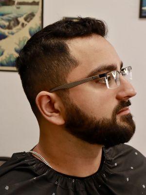 Shadow Fade + Beard Maintenance