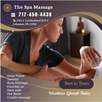 Massage techniques are commonly applied with hands, fingers,  elbows, knees, forearms, feet, or a device...