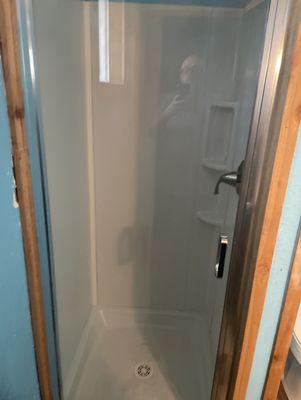 New shower install