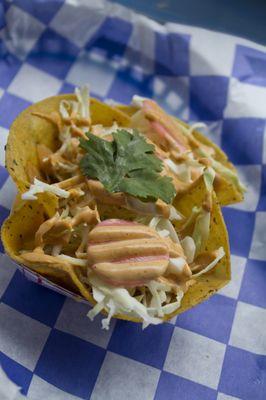 Crab Taco with Chipotle mayo