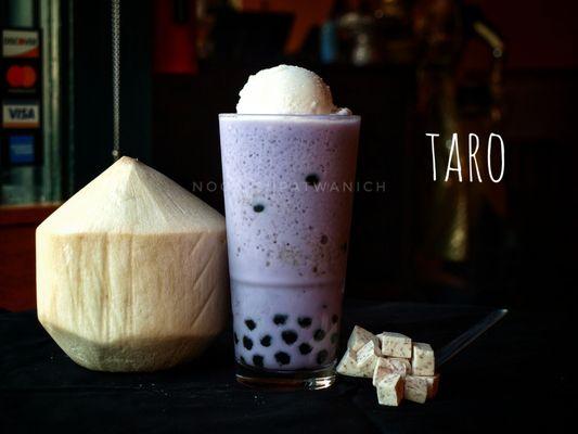 Taro bubble tea