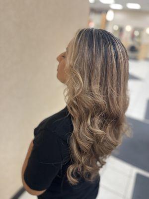 Golden highlights