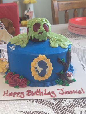 An amazing poison apple cake! Made by Small Cakes in Lake Havasu City