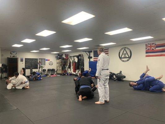 Coach Dustin teaching!