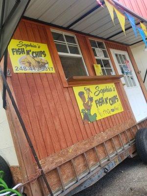 Must come try this place Right in the middle of waco dr. And 9th st. Good fried fish, with the works. Shell take care of you..