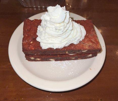 Red velvet brownie cream cheese sandwich DELICIOUS!