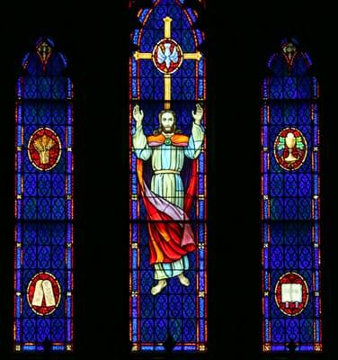 Stained Glass in the Sanctuary