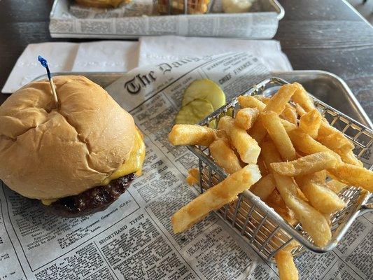 Build Your Own Burger and Fries