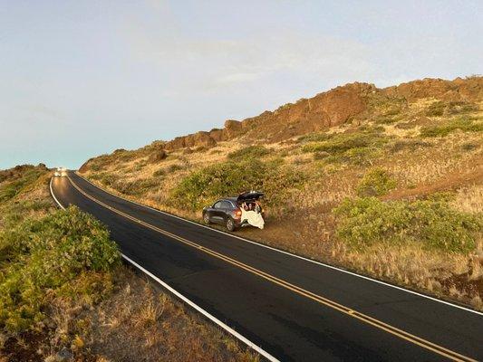 Drive to Haleakalā for sunset watch