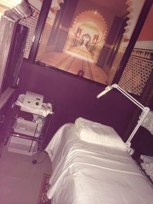 My serenity! So relaxing during my micro, facial and laser!