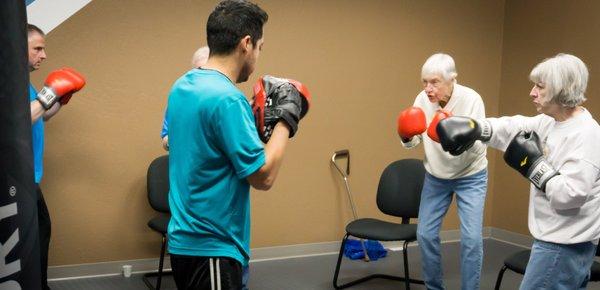 Our Adaptive Boxing Program is highly effective neuro-rehab for Parkinson's, MS, strokes and more.