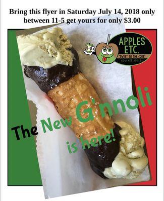 New G'NNOLI's are here ! Gelato stuffed cannolis !