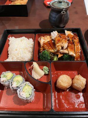 Teriyaki chicken bento box