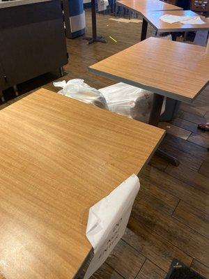 Tables floor and trash were lacking attention due to lack of staff. Management and owner - staff up!!