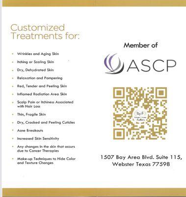 Customized treatment for clients going thru cancer treatment.