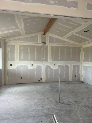 Fresh drywall is always a good sign of a company that takes pride in their work