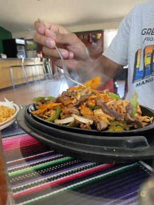 Fajitas de Res (beef fajitas)