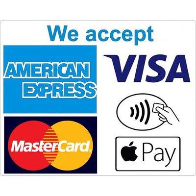 We accept all type of payments