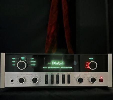 Mcintosh C22.  Modern classic pure tube preamp.  In Stock!