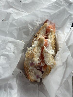 Salmon Lox Bagel