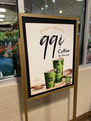 99¢ coffee has returned !