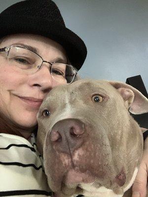 Basil my rescue pit and me