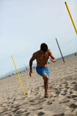 Beach workout with Olympic medalist Michael Conlan.