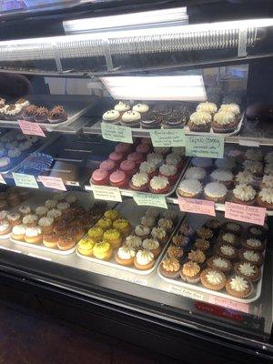 The cupcake line up!! Treat yourself @ Woodstock