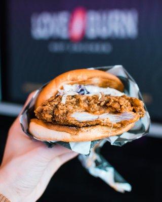 hot chicken sandwich