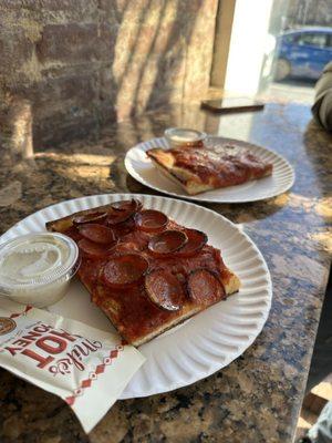 Pepperoni Square Pizza