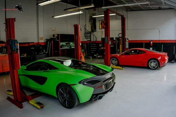 We now service McLarens!! =)