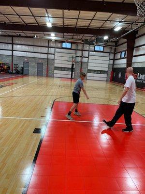 Indoor basketball