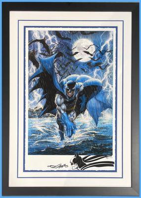 Parker Jordan Fine Art is excited to share this amazing print by Neal Adams titled Batman. #parkerjordanfineart #framer