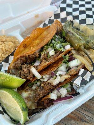 Birria tacos