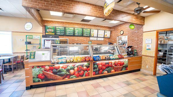 Subway order counter