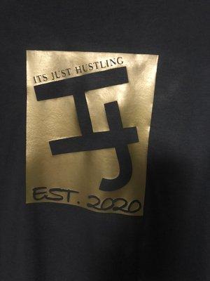 It's Just Hustling est.2020 logo created by Well Prepared Media Group LLC