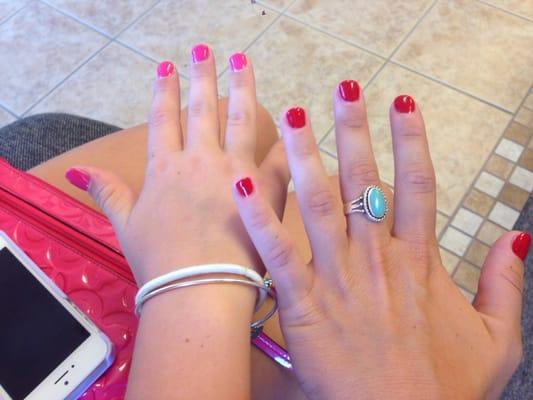 Love our gel manicures! Friendly staff and clean space :)