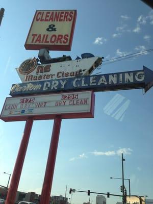 The sign seen from Colorado Blvd.