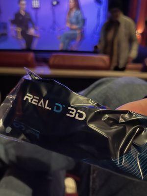 3D glasses for the flick