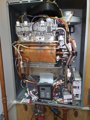 Preventative maintenance on tankless water heater