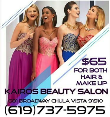 Our special this prom season for all of our beautiful young clients